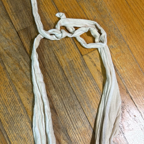 Urban outfitters striped linen beige dress - Picture 4 of 4